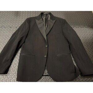 TAKESHY KUROSAWA Blazer Black Mens Coat Jacket Italy Sz 52 US sz 42 Retail $700